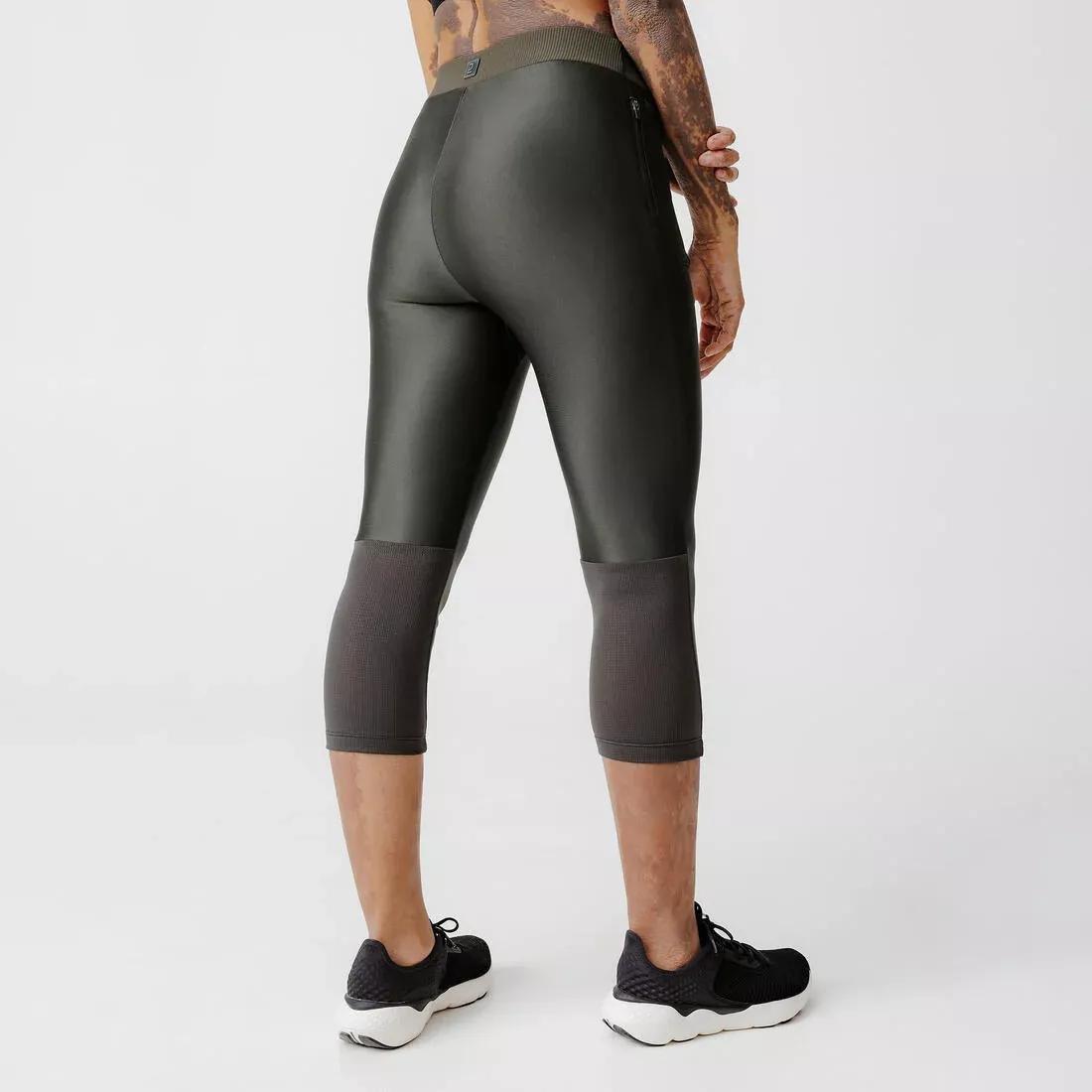 BLACK KIPRUN Run 500 Dry women's breathable short running leggings, , large image number 10