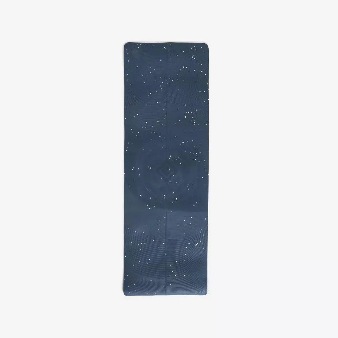 NAVY BLUE Light Yoga Mat 185 x 61 cm x 5 mm, No Color, large image number 0