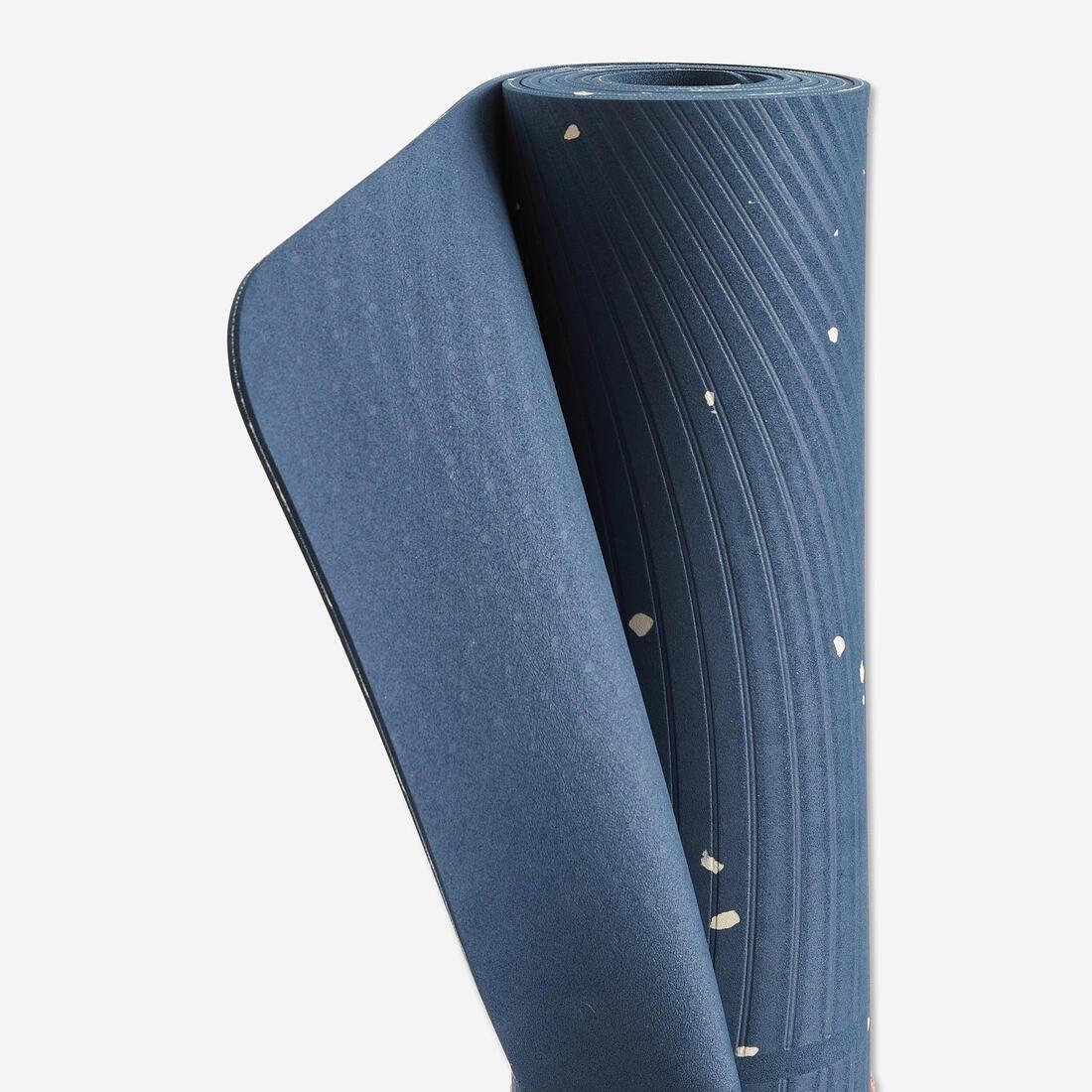 NAVY BLUE 5 mm Grippy and Comfortable Gentle Yoga Mat, No Color, large image number 3