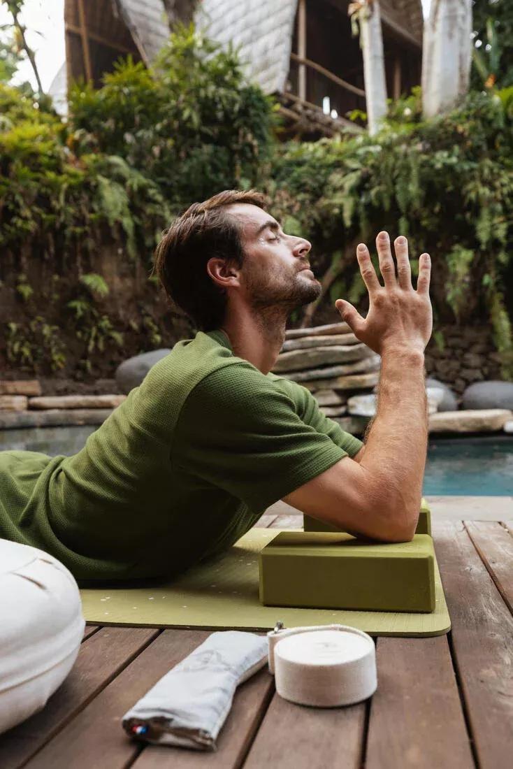 NAVY BLUE 5 mm Grippy and Comfortable Gentle Yoga Mat, No Color, large image number 8