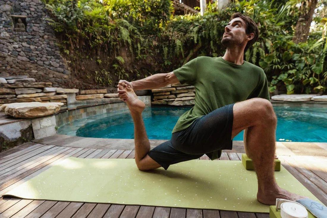 NAVY BLUE 5 mm Grippy and Comfortable Gentle Yoga Mat, No Color, large image number 10