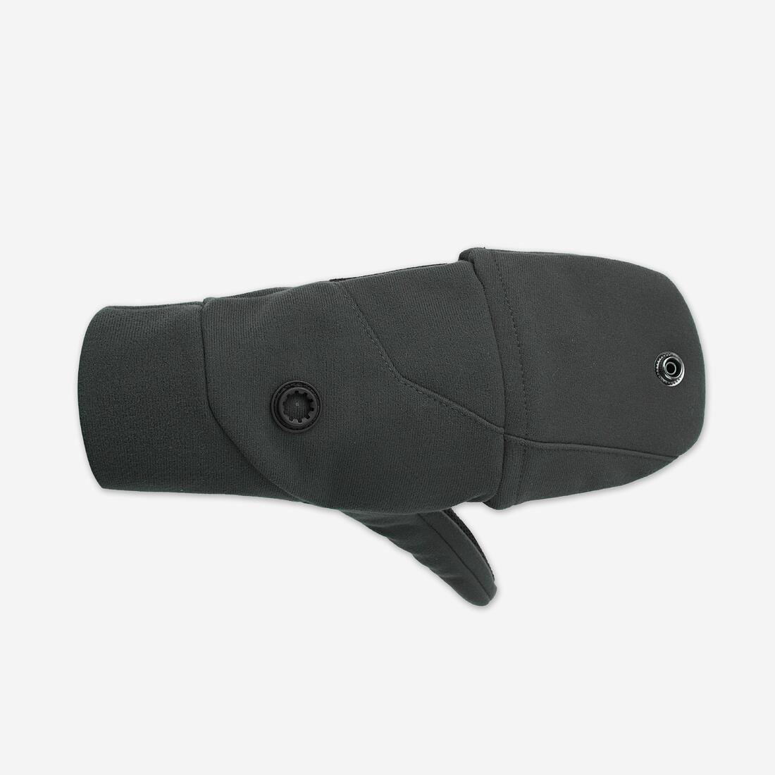 Warm Softshell Mittens - 500, Green, No Color, large image number 3