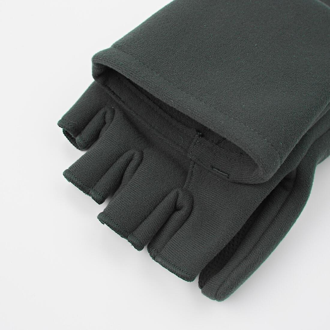 Warm Softshell Mittens - 500, Green, No Color, large image number 4