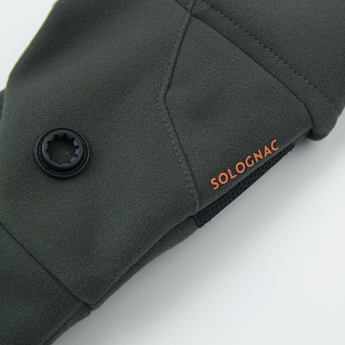 Warm Softshell Mittens - 500, Green, No Color, large image number 6