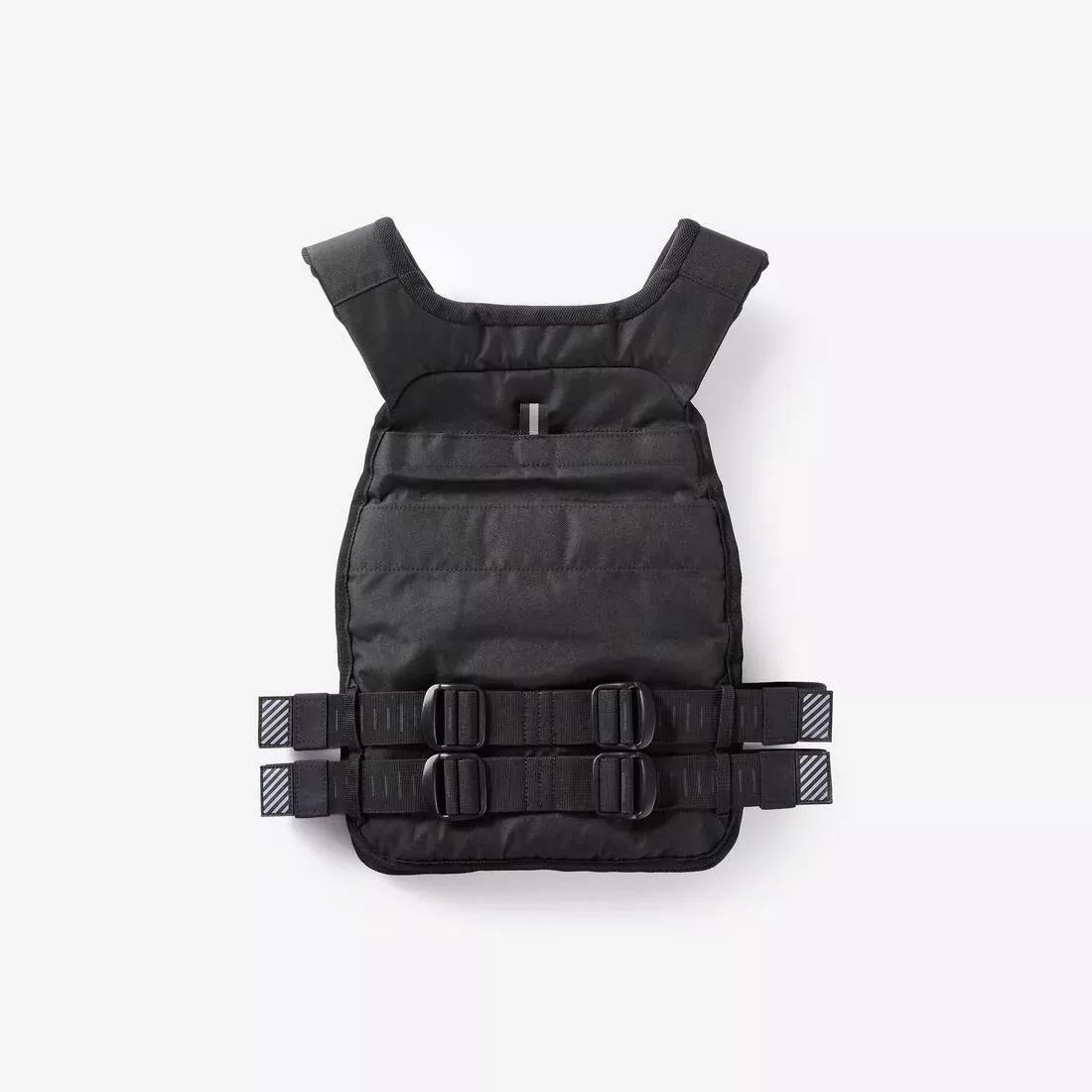 Adjustable Weight Training Weighted Vest 6 to 10 kg, No Color, medium