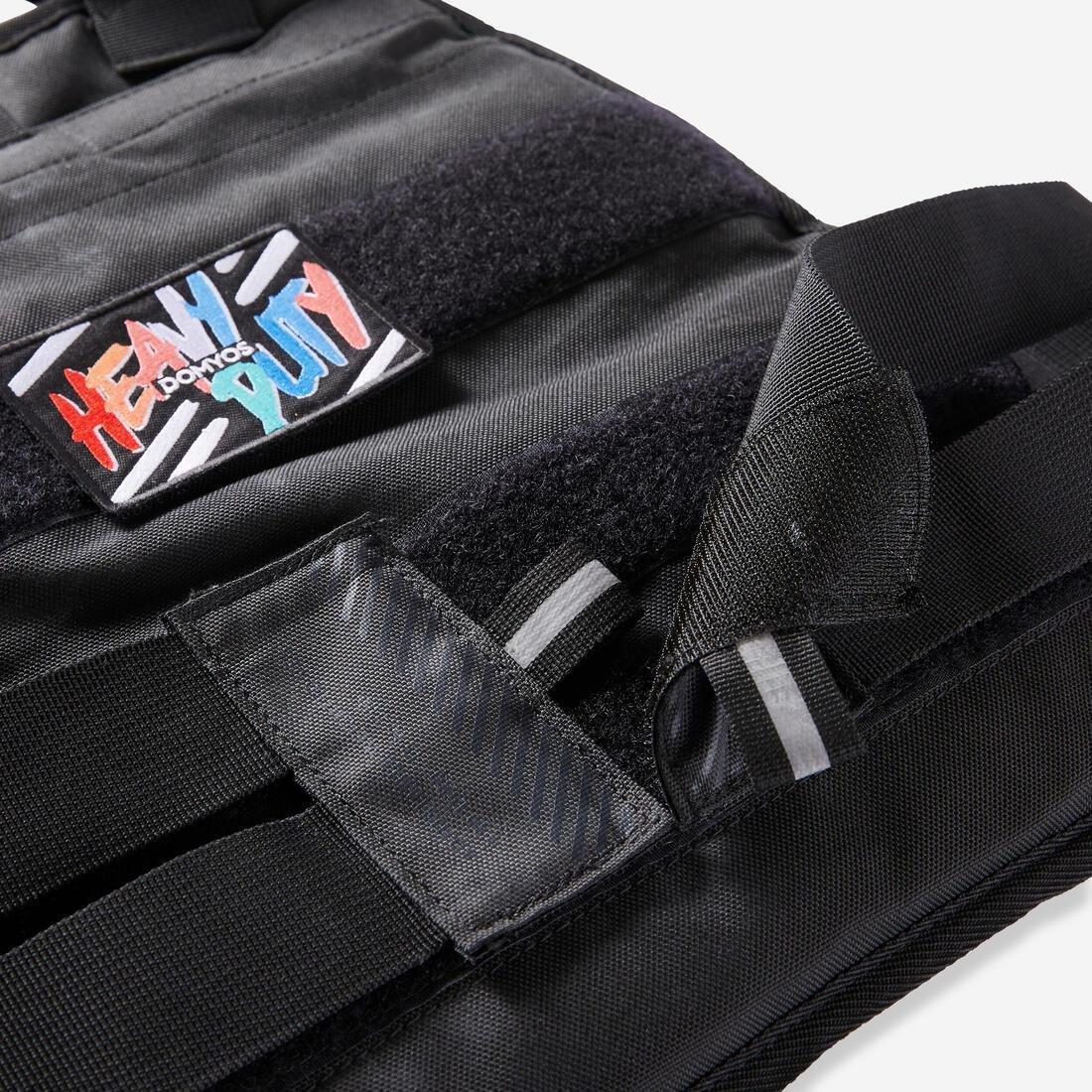 Adjustable Weight Training Weighted Vest 6 to 10 kg, No Color, large image number 4