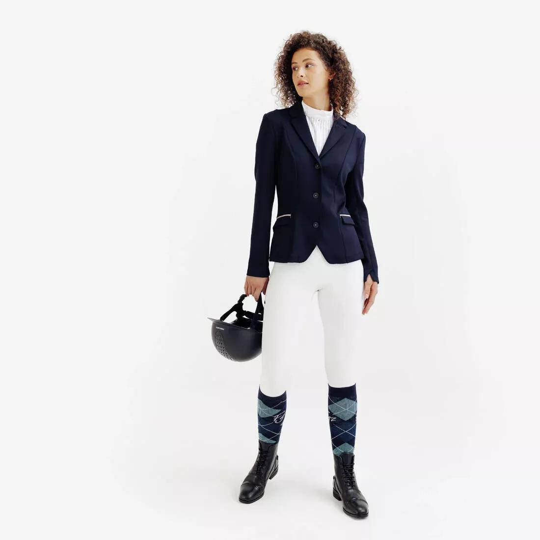 Women Horse Riding Show Jacket, Navy, No Color, large image number 1