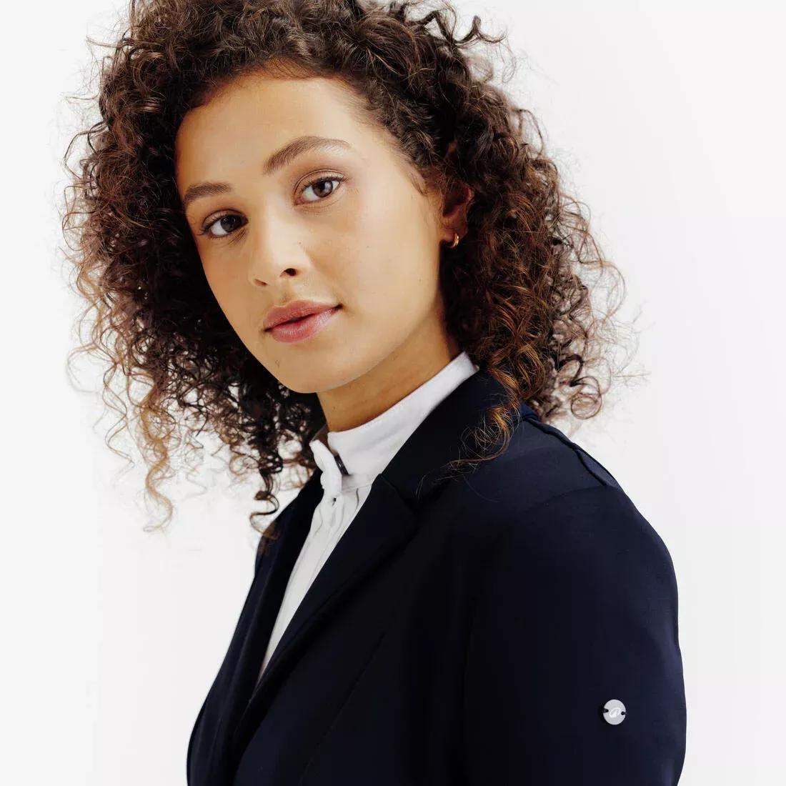 Women Horse Riding Show Jacket, Navy, No Color, large image number 2