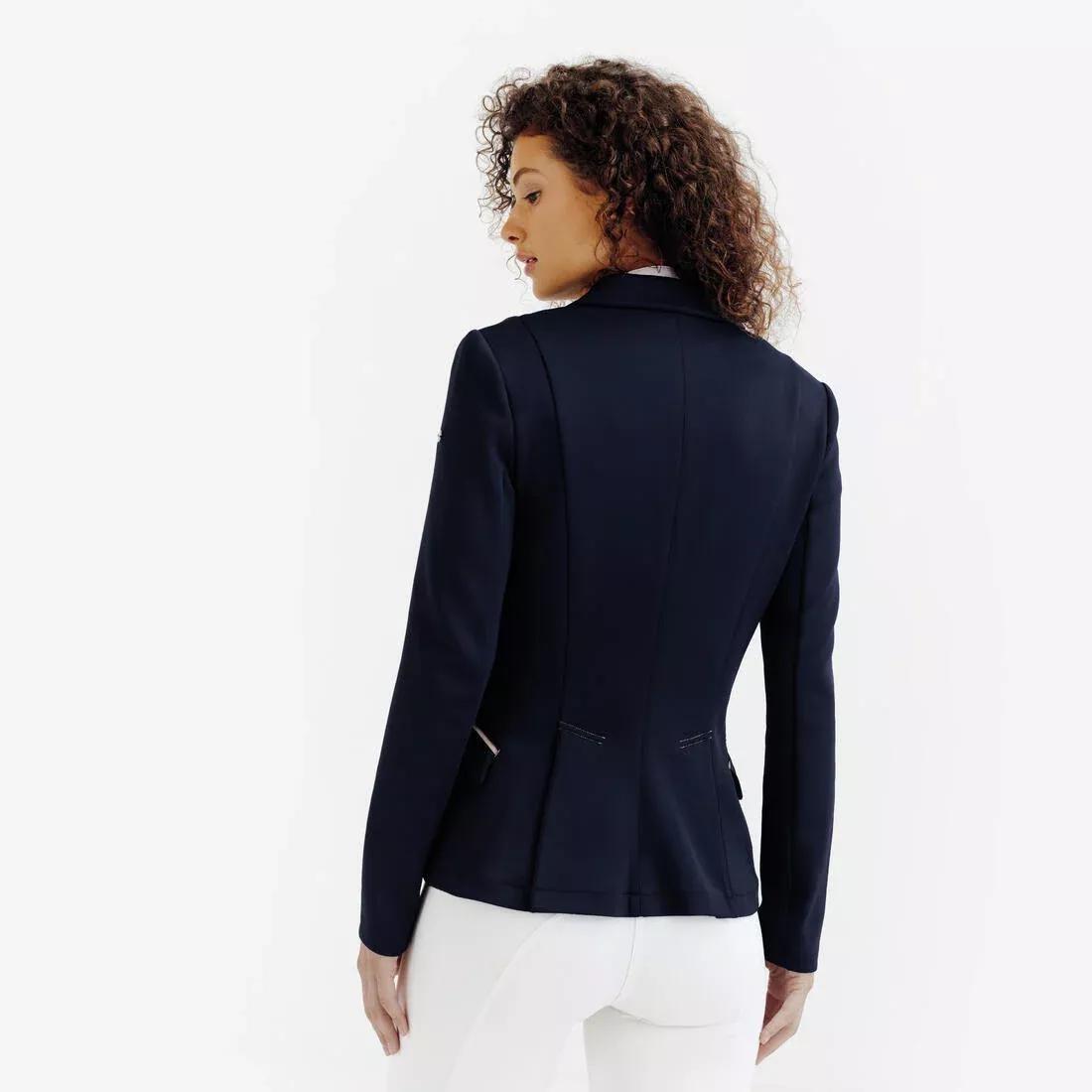Women Horse Riding Show Jacket, Navy, No Color, large image number 3