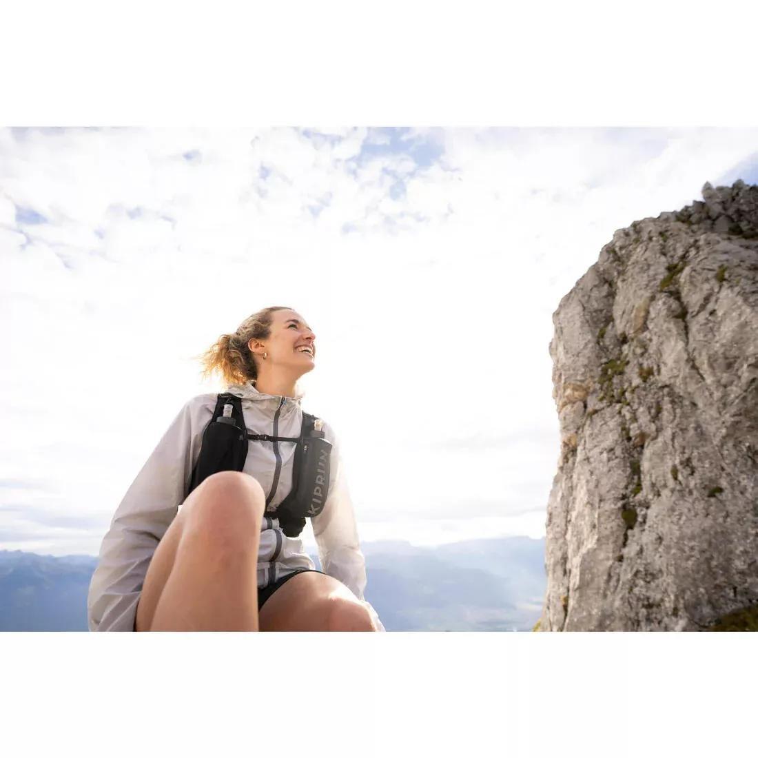 Adults Trail Running Competition Water Bottle Holder Vest - 5L Kiprun 900 Race, Grey, No Color, large image number 10