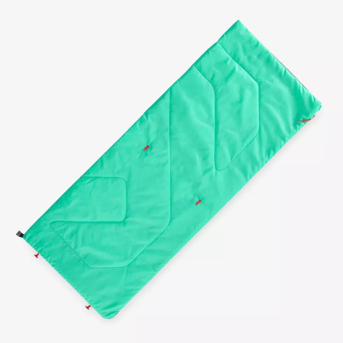 Kids Unisex Sleeping Bag - Mh100 20C, Green, , medium