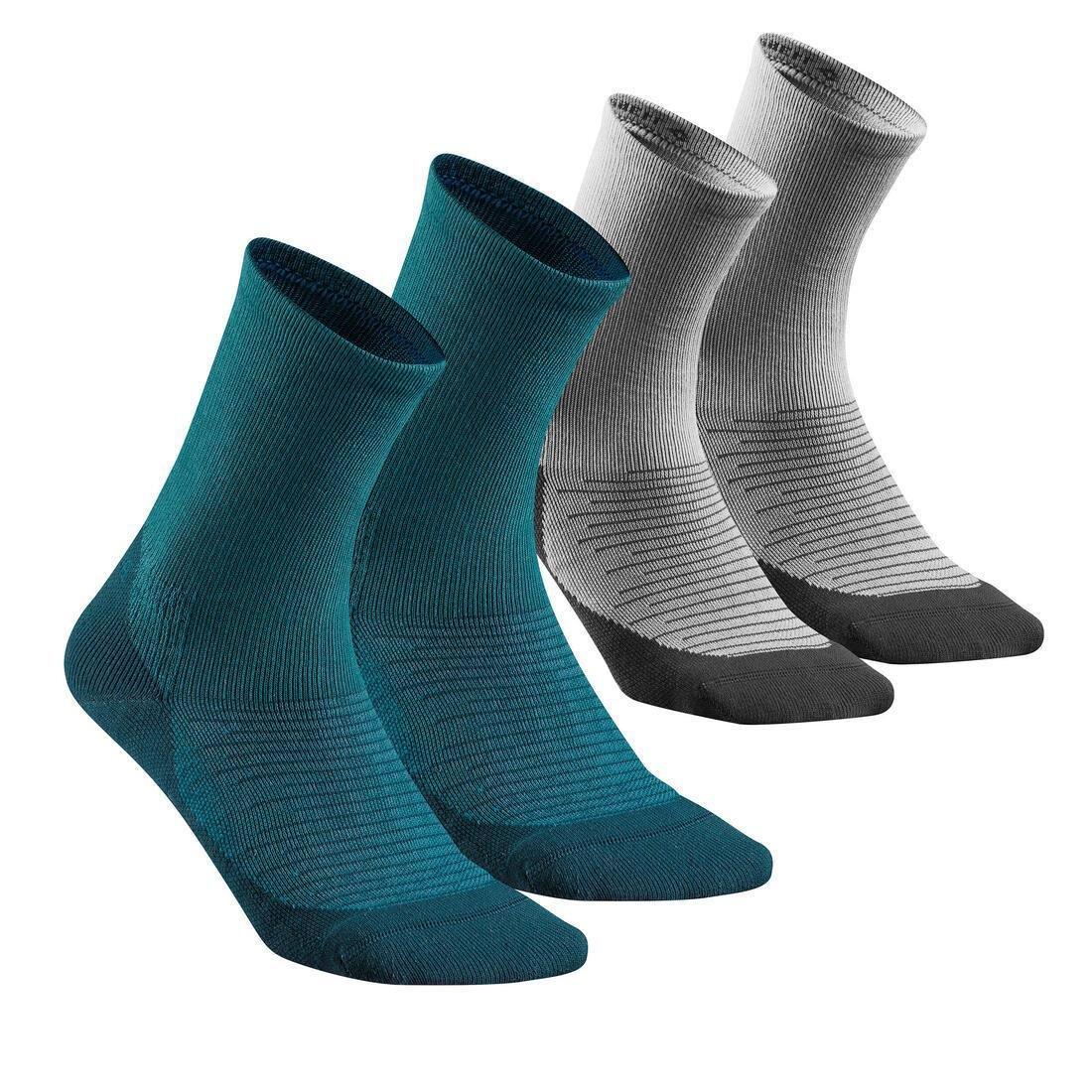 Unisex Sock Hike 100 High - Pack Of 2 Pairs, Blue, No Color, large image number 13