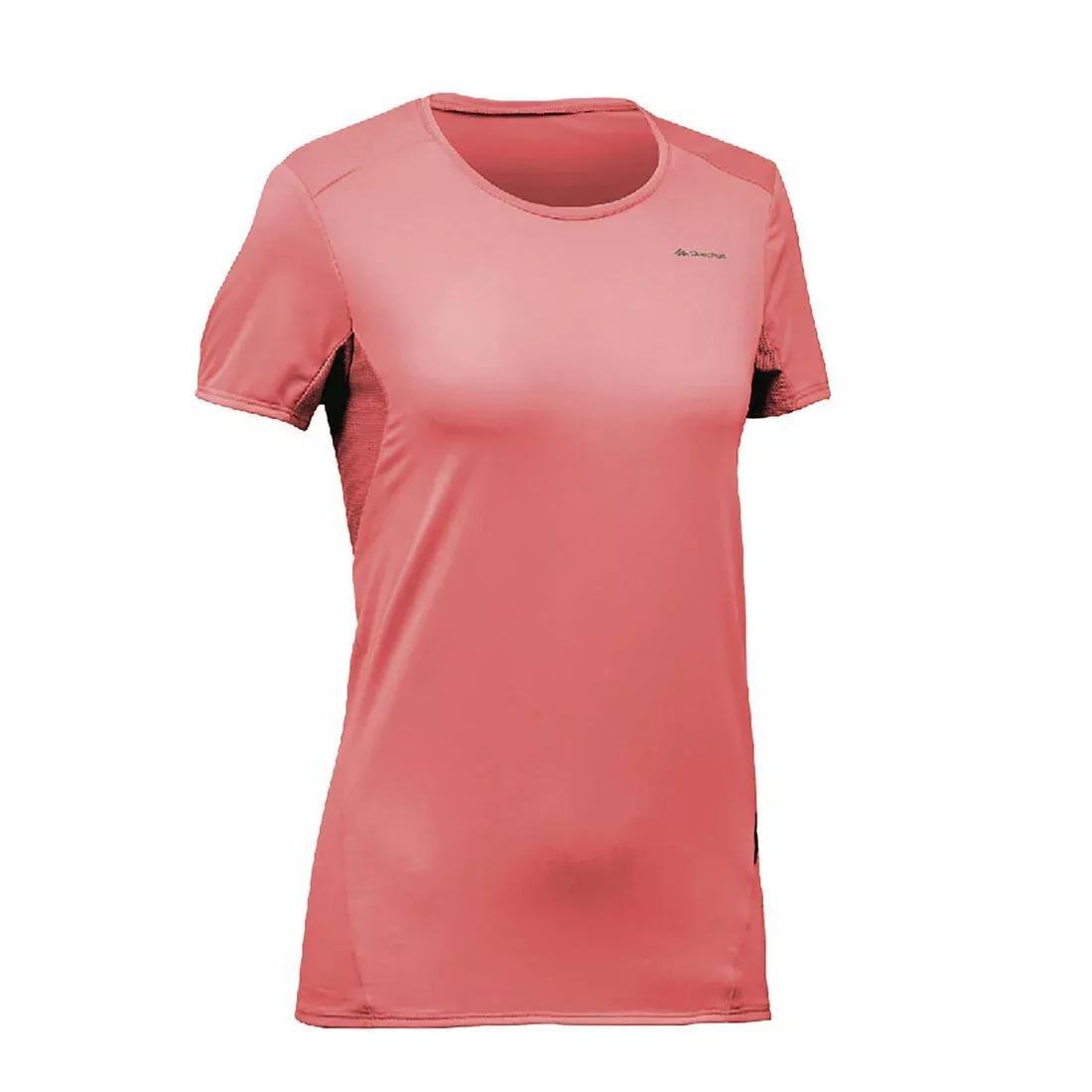 Women Mountain Walking Short-Sleeved T-Shirt - Mh100, Red, , large image number 8