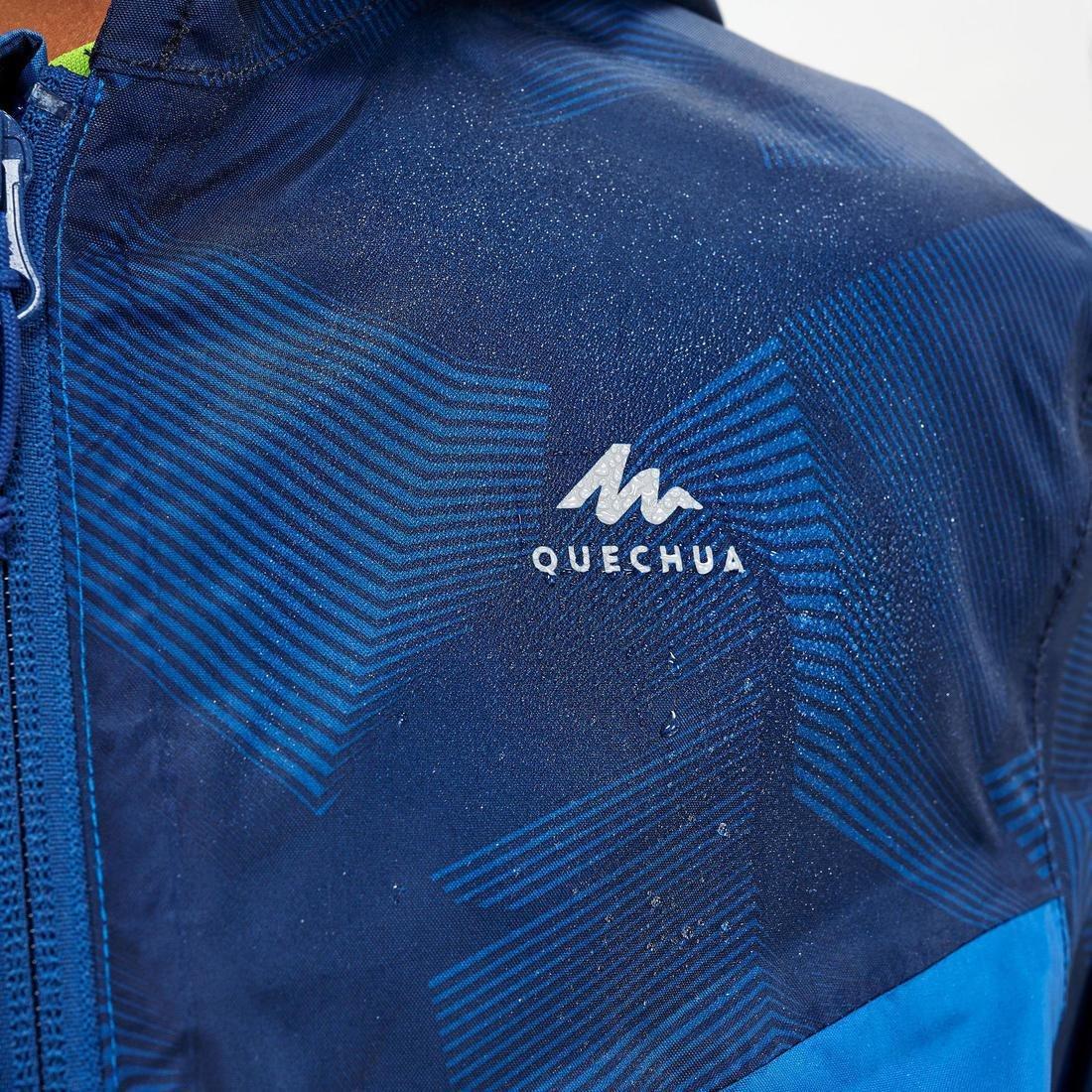 CARBON GREY Hike 150 Children's Waterproof Hiking Jacket, No Color, large image number 10