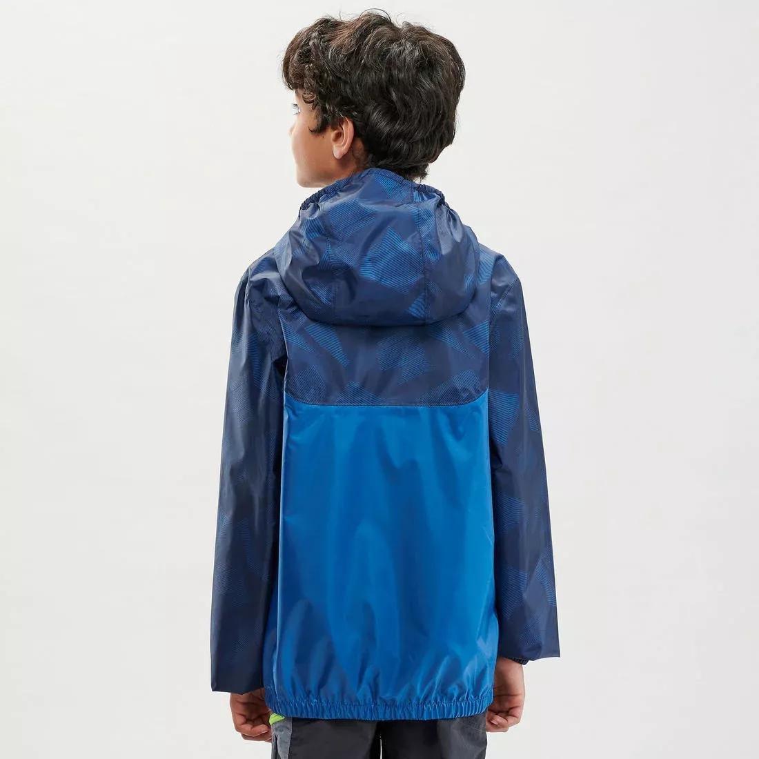 CARBON GREY Hike 150 Children's Waterproof Hiking Jacket, , large image number 11