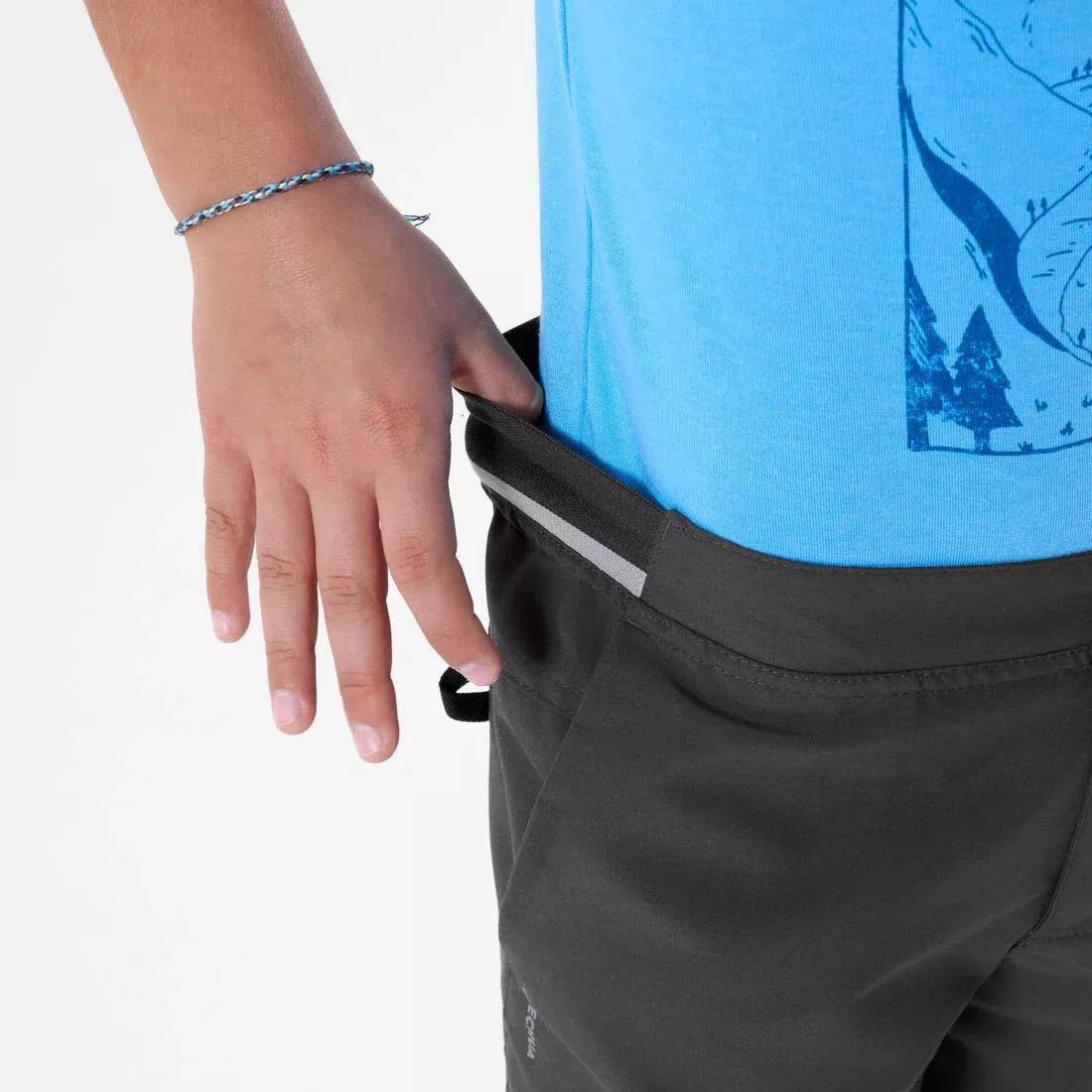 Children'S Hiking Shorts - MH100 TW, Grey, No Color, large image number 5