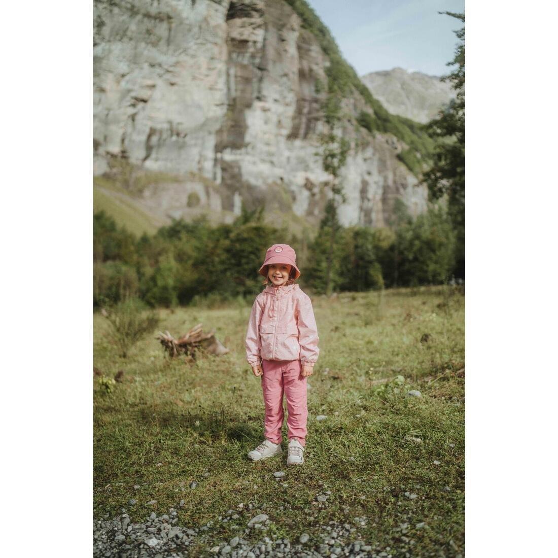 Kids Unisex Water-Repellent, Hook-And-Loop Fastener Hiking Boots - NH500, Beige, 5401_000, large image number 10