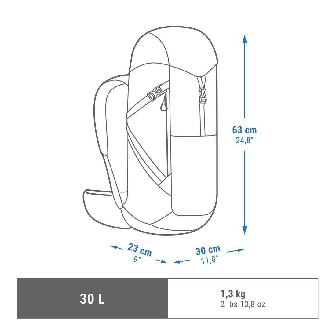 Mountain Hiking 30 L Backpack - Mh500, Green, , large image number 9