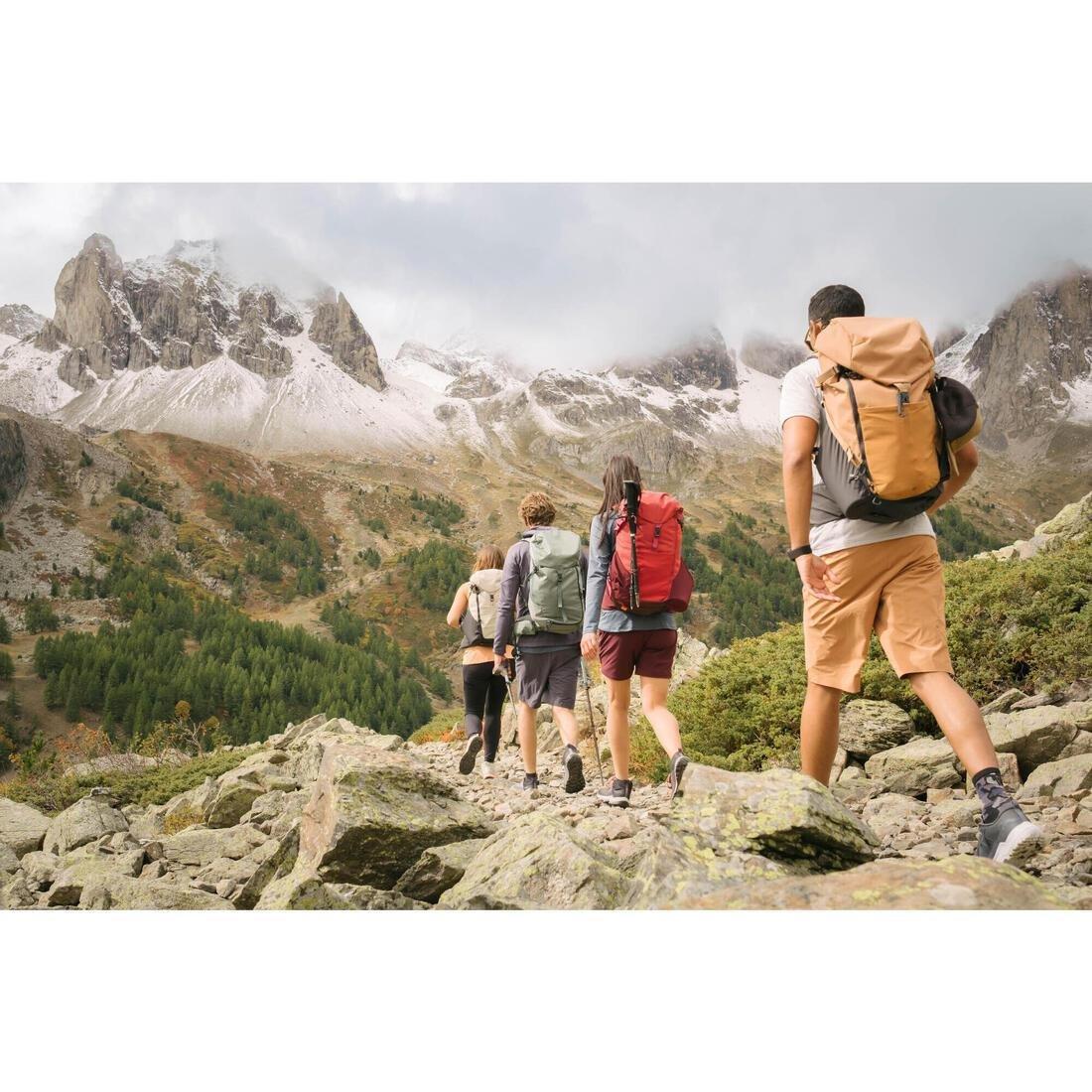 CAMEL BROWN Mountain hiking backpack 40L - MH500, No Color, large image number 5