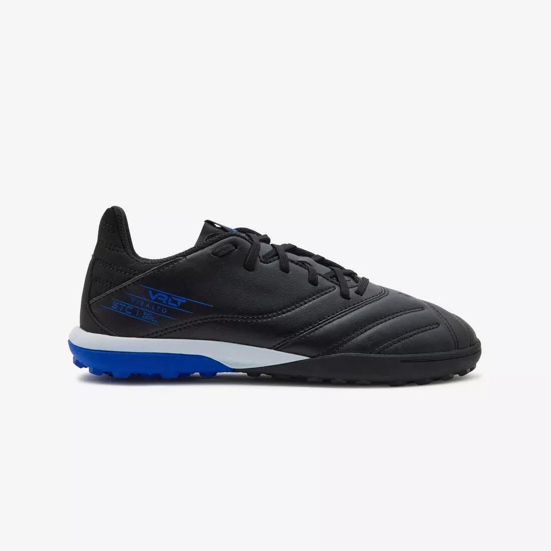 Kids Boys Lace-Up Leather Football Boots - Viralto Ii Turf, Black, No Color, large image number 5