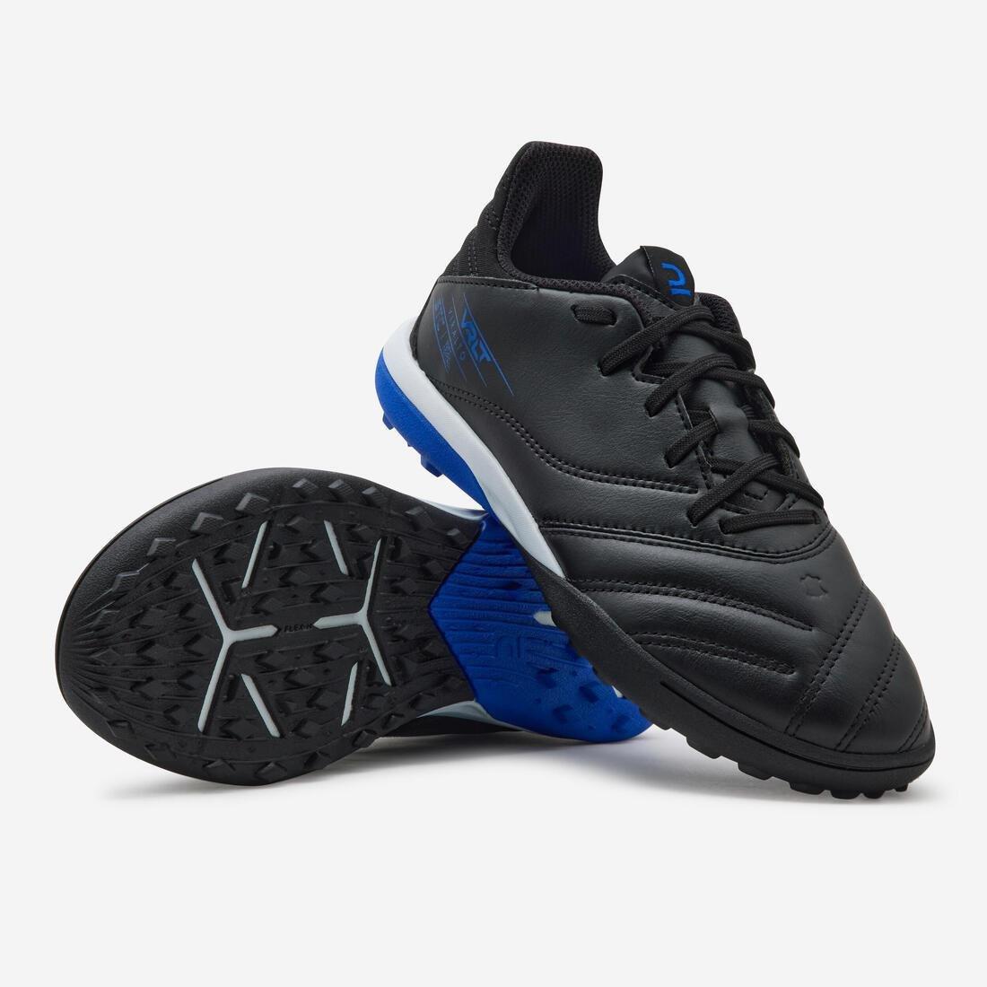 Kids Boys Lace-Up Leather Football Boots - Viralto Ii Turf, Black, , large image number 7