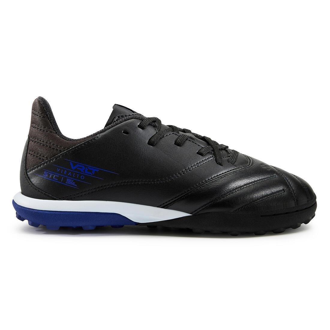 Kids Boys Lace-Up Leather Football Boots - Viralto Ii Turf, Black, , large image number 9