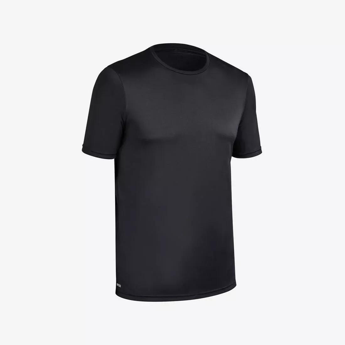 Men Surfing Short-Sleeve Anti-Uv Water T-Shirt, Black, , large image number 0