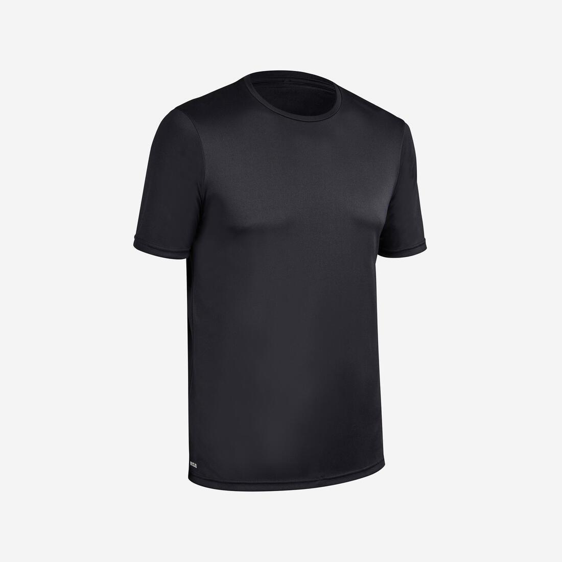 Men Surfing Short-Sleeve Anti-Uv Water T-Shirt, Black, , large image number 1