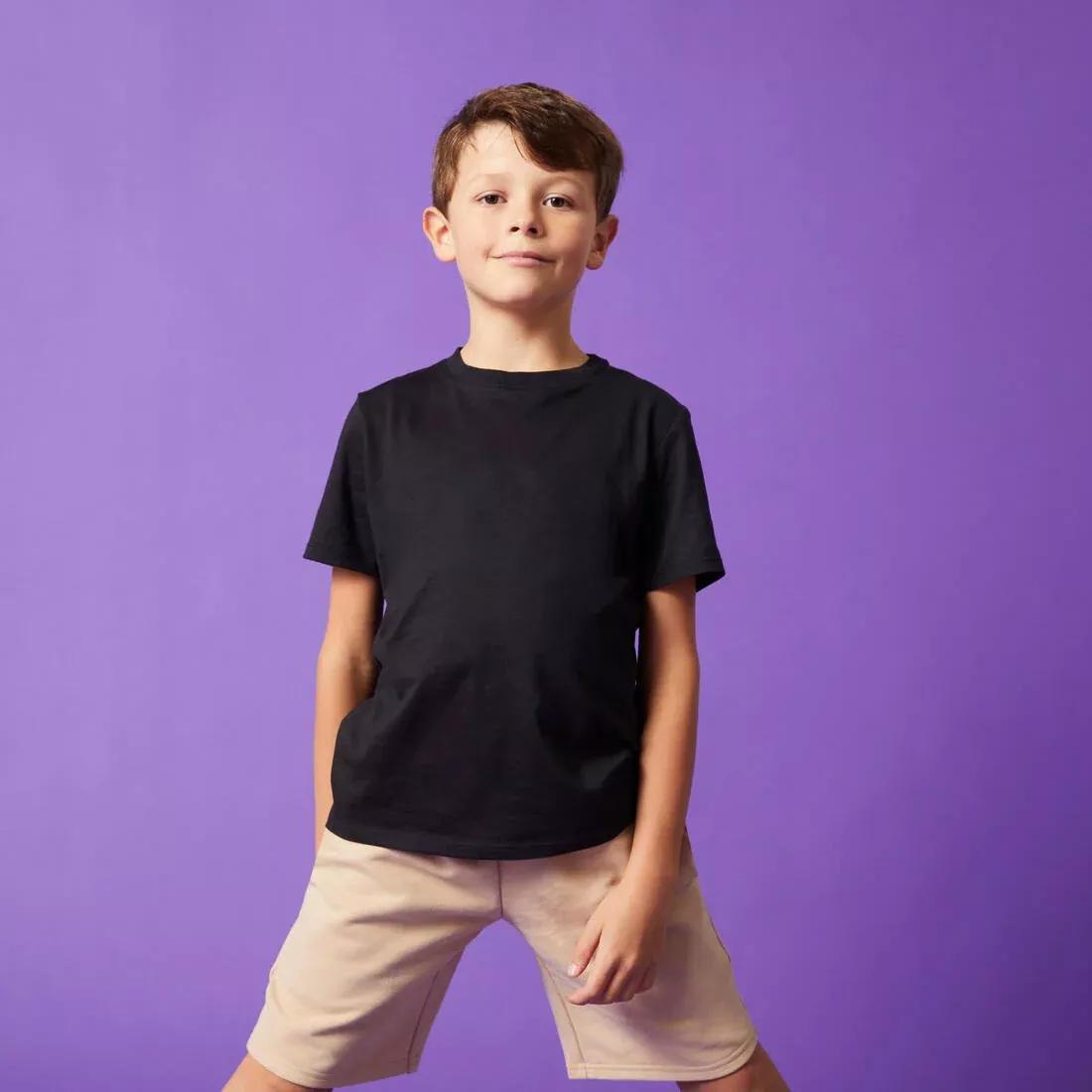 BLACK Kids' Unisex Cotton Multisport T-Shirt, , large image number 1