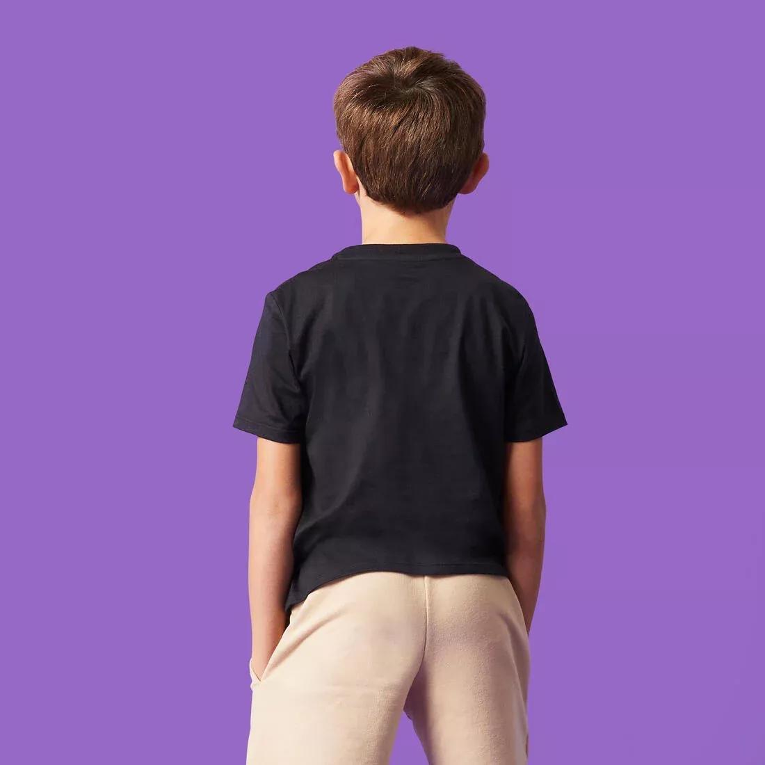 BLACK Kids' Unisex Cotton Multisport T-Shirt, , large image number 2