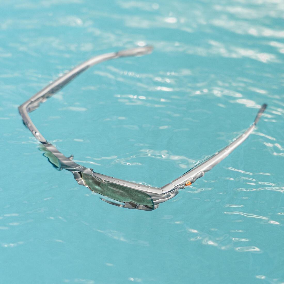 Men Sailing Floating Polarised Sunglasses - 100 Size S, Black, No Color, medium