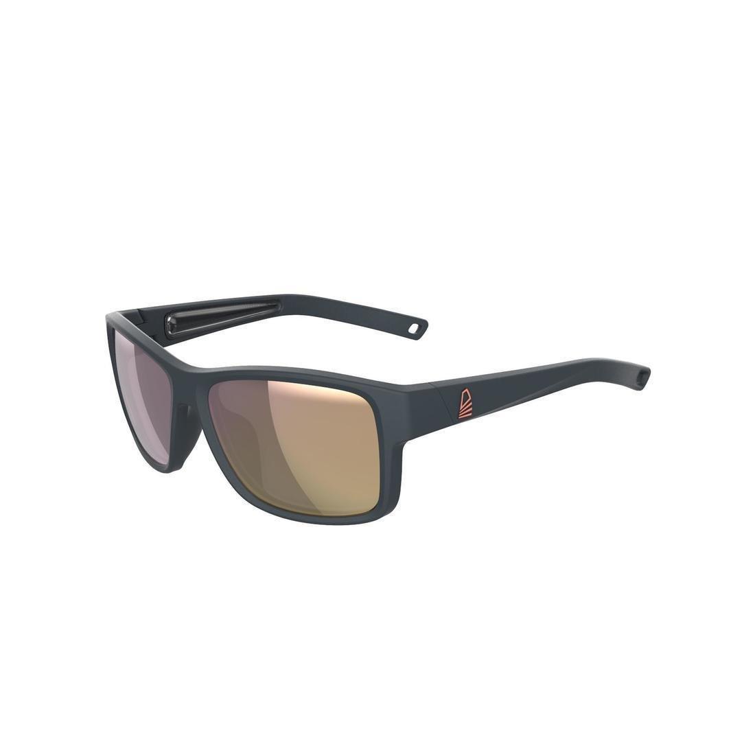 Men Sailing Floating Polarised Sunglasses - 100 Size S, Black, No Color, medium