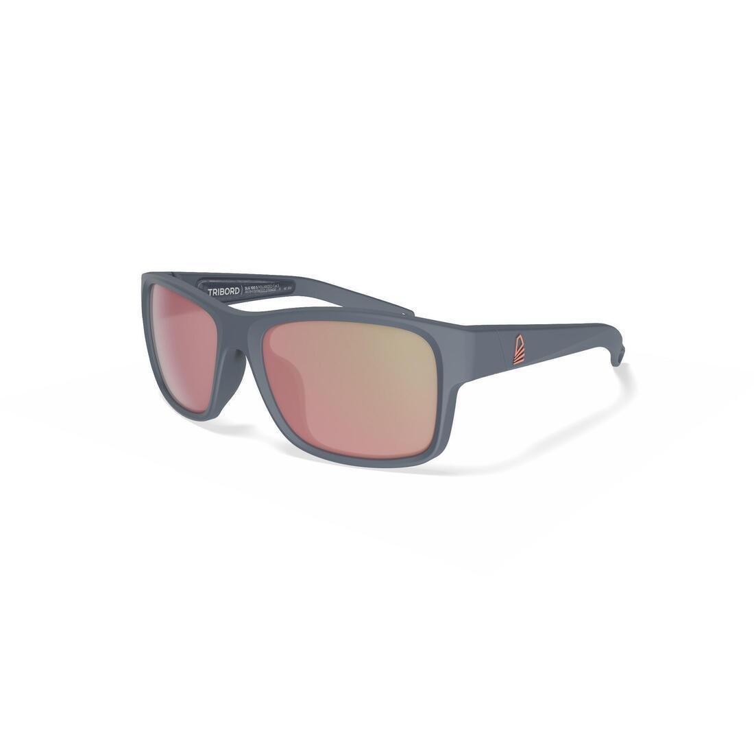 Men Sailing Floating Polarised Sunglasses - 100 Size S, Black, No Color, medium
