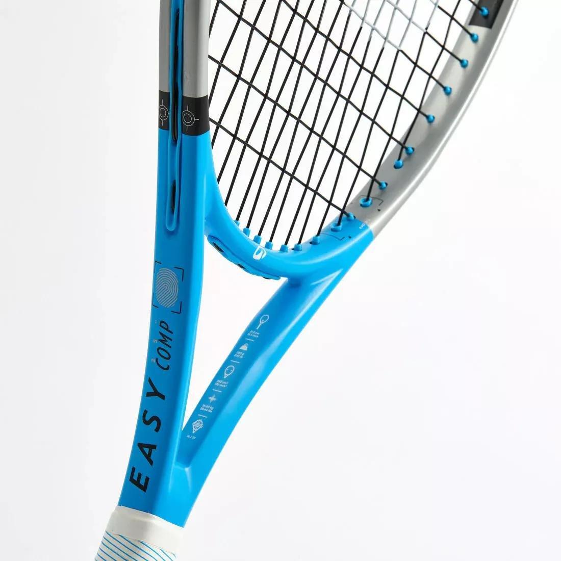 Kids Unisex Tennis Racket Easy Comp 25", Blue, No Color, large image number 3