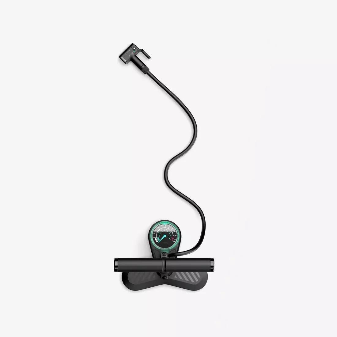 Bike Floor Pump - 500, Black, No Color, large image number 3