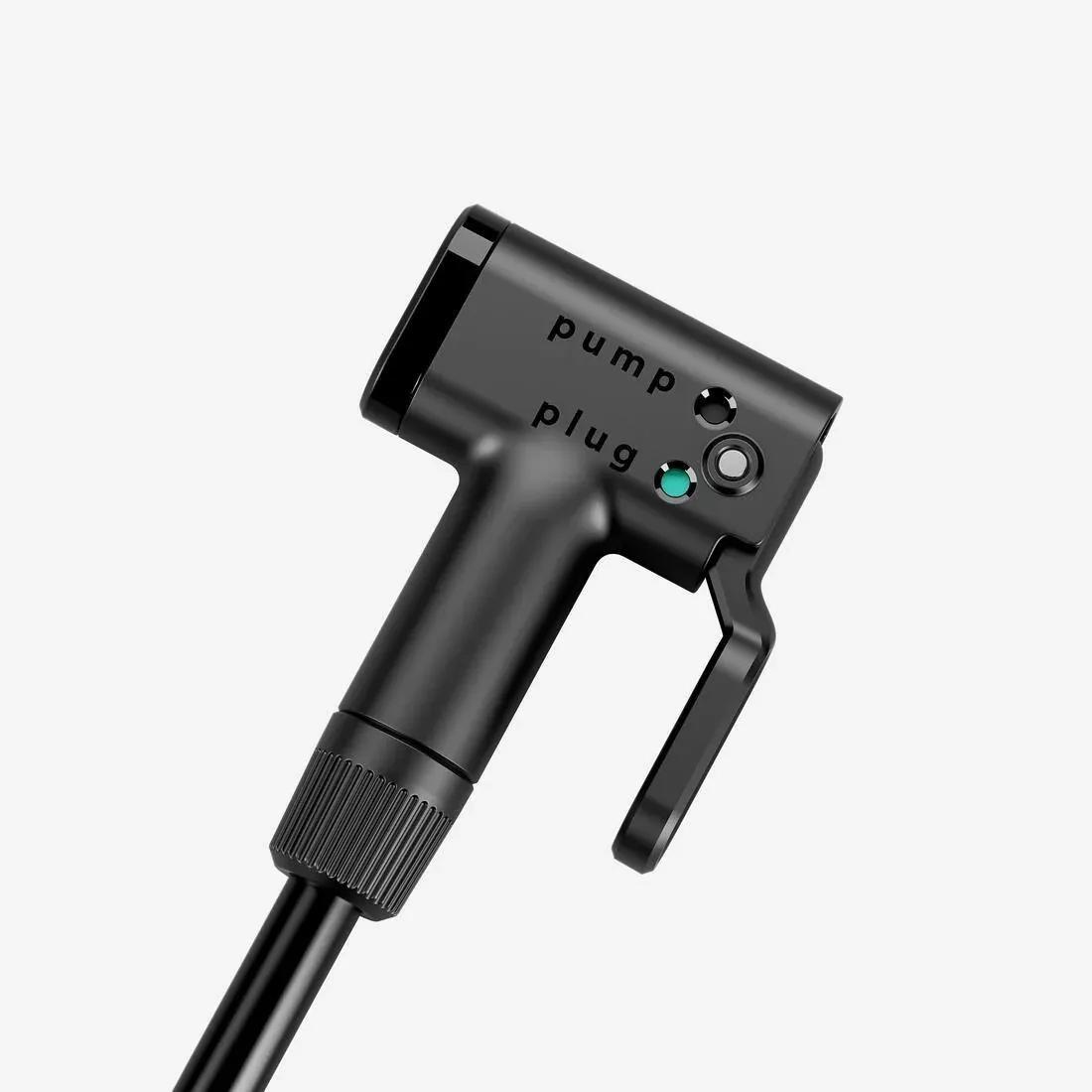 Bike Floor Pump - 500, Black, No Color, large image number 5