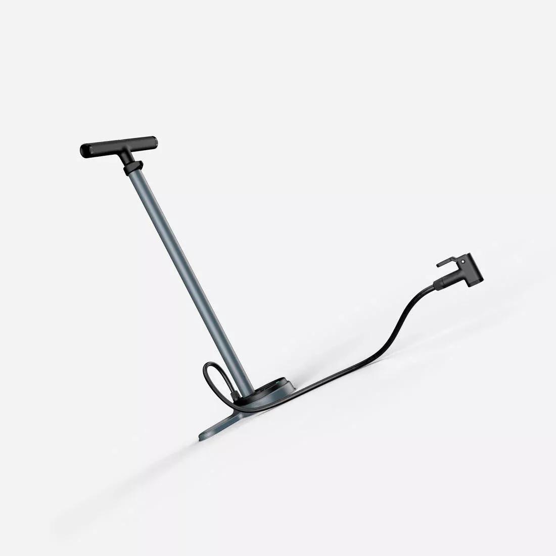 Bike Floor Pump - 900, Silver Blue, No Color, large image number 6