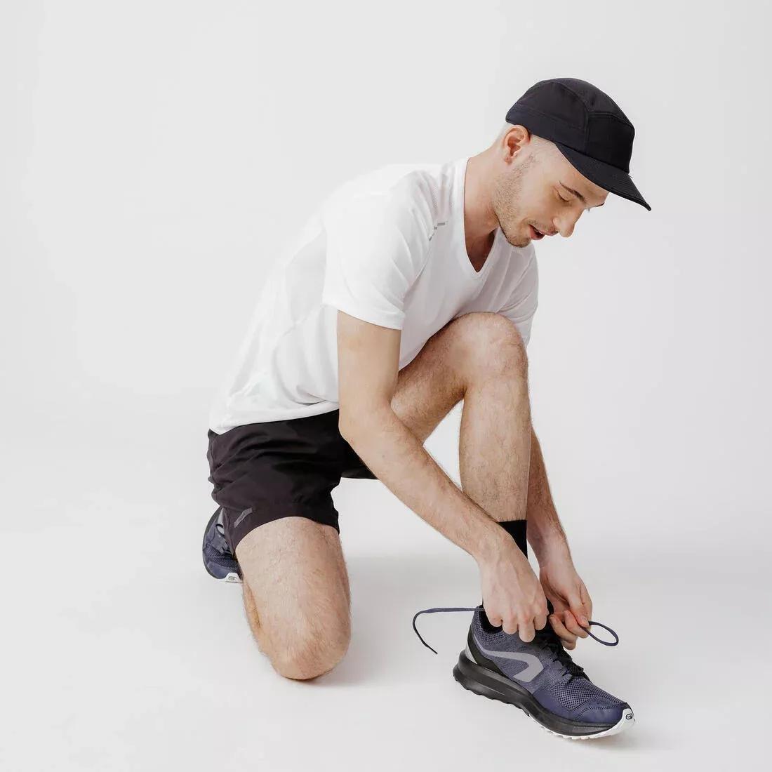 Unisex Running Cap - Kiprun 5 Panels, Black, No Color, large image number 8