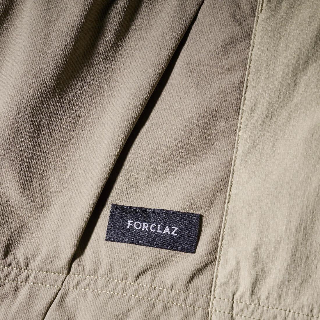 Women Mountain Trekking 2-in-1 Zip-Off Trousers - MT500, Beige, No Color, medium