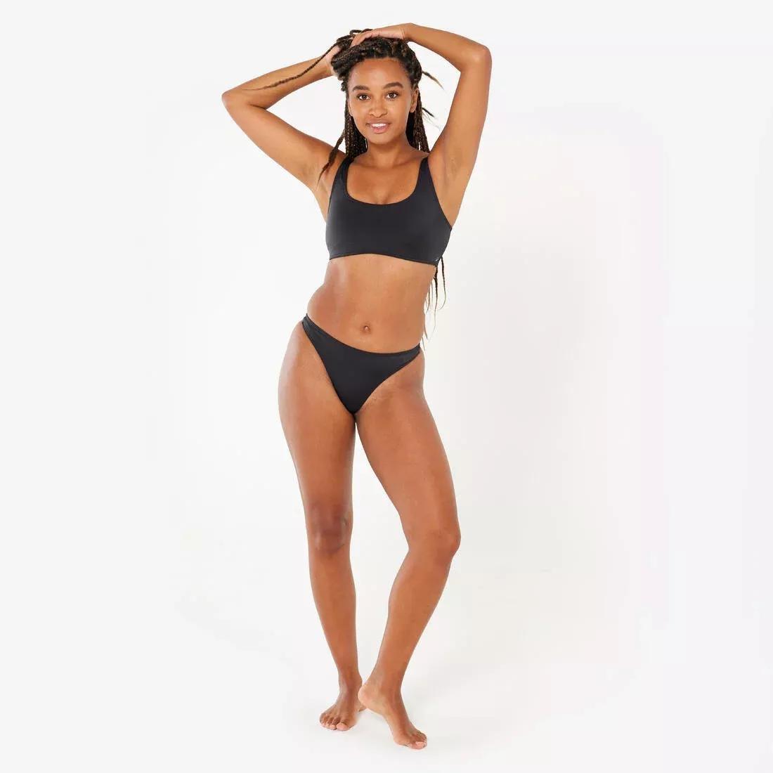 Crop Top With Removable Cups, Black, No Color, medium