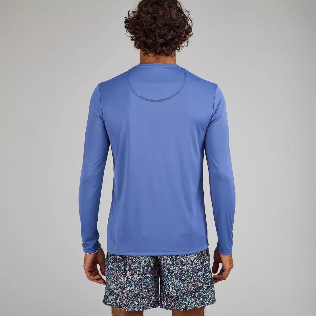 Men Water Anti-Uv Surf T-Shirt, Blue, , large image number 1