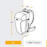 FORCLAZ - Travel Backpack 40 L - Travel 500 Organizer, Khaki