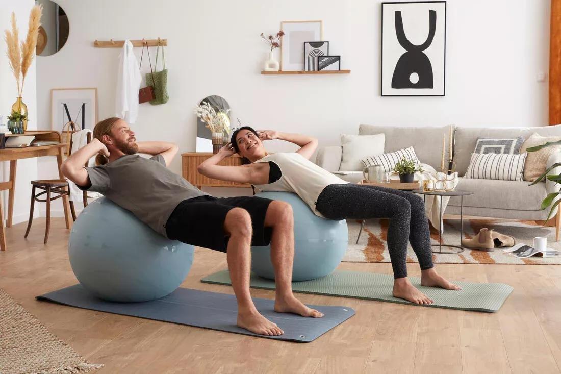 FROZEN GREEN Gym Ball with Pump Included for Quick Inflation/Deflation Size 2/65 cm, No Color, large image number 9