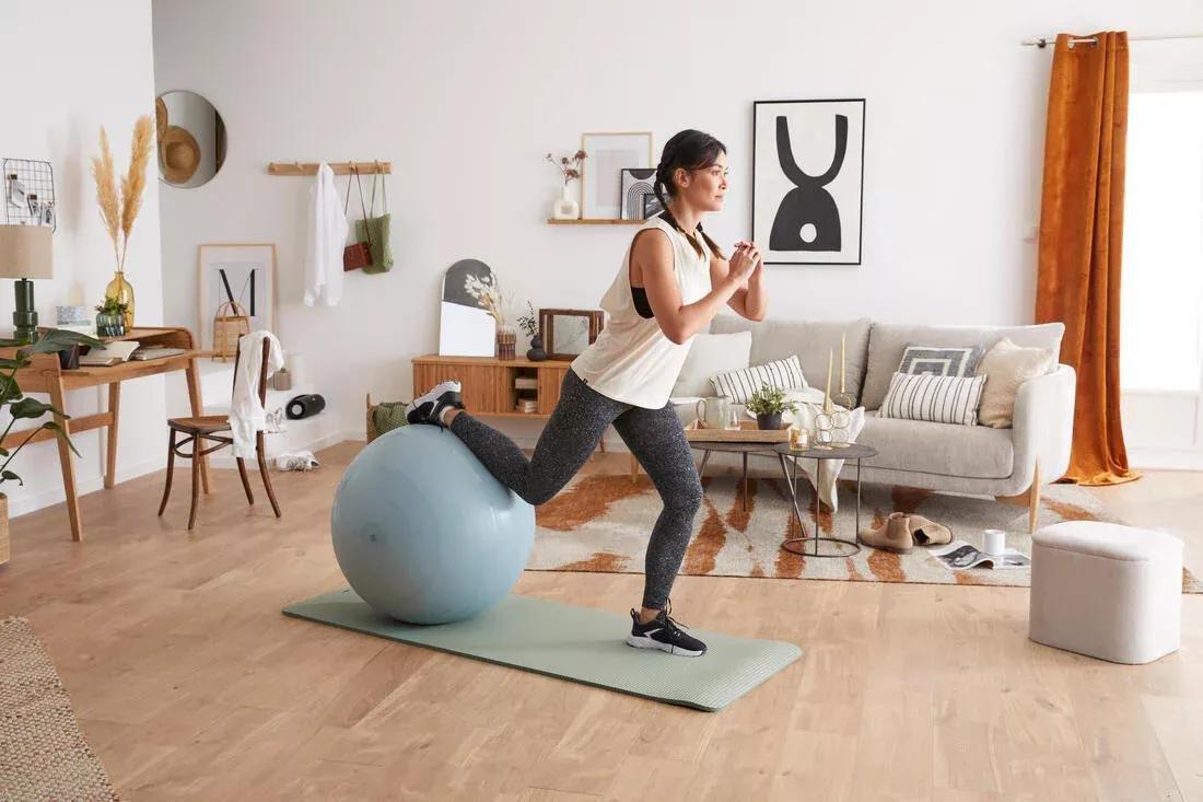 FROZEN GREEN Gym Ball with Pump Included for Quick Inflation/Deflation Size 2/65 cm, No Color, large image number 12