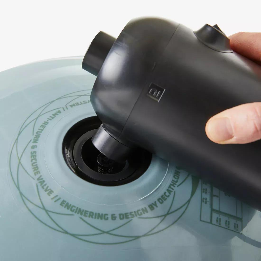 Gym Ball 75 cm with Pump for Quick Inflation/Deflation Size 3, Blue, No Color, large image number 2