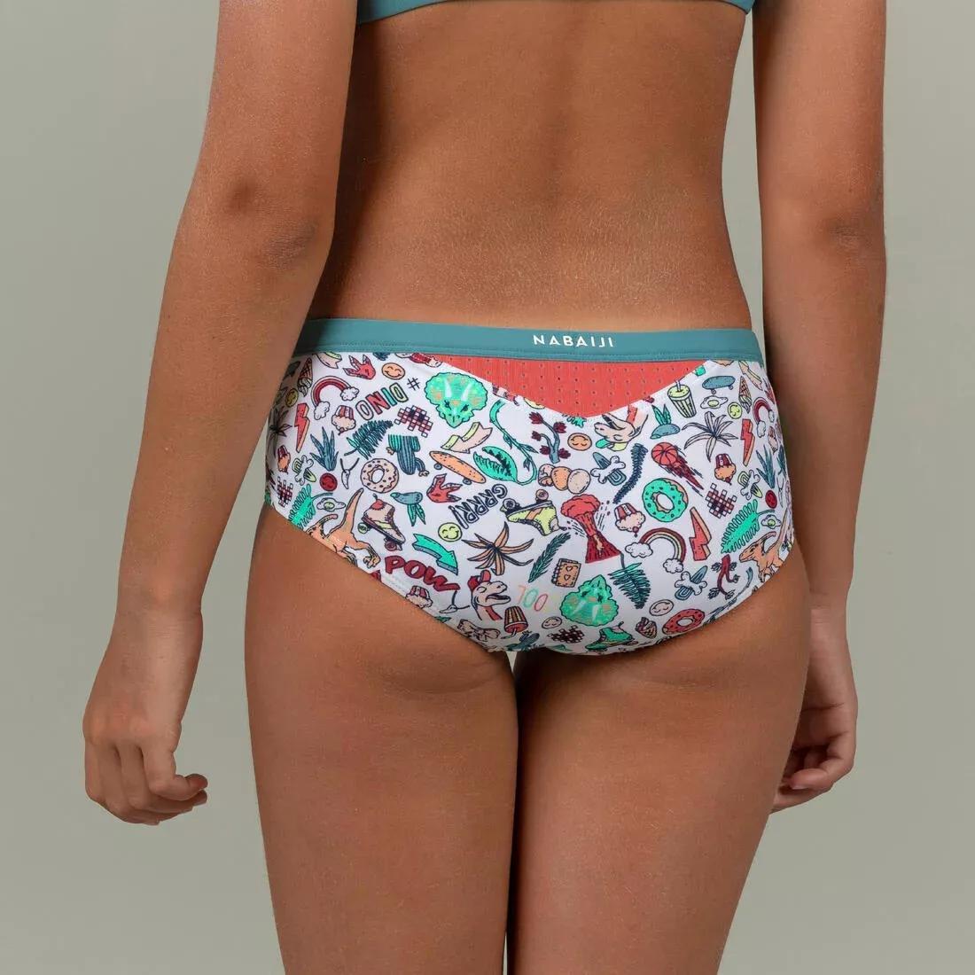 PURPLE Girls' Swimming Bottoms Top Kamyleon - Sea, , large image number 2