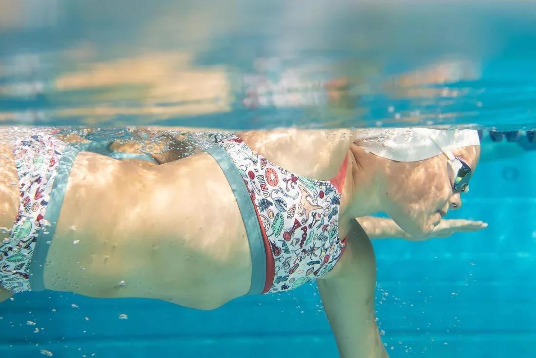 PURPLE Girls' Swimming Bottoms Top Kamyleon - Sea, , large image number 4