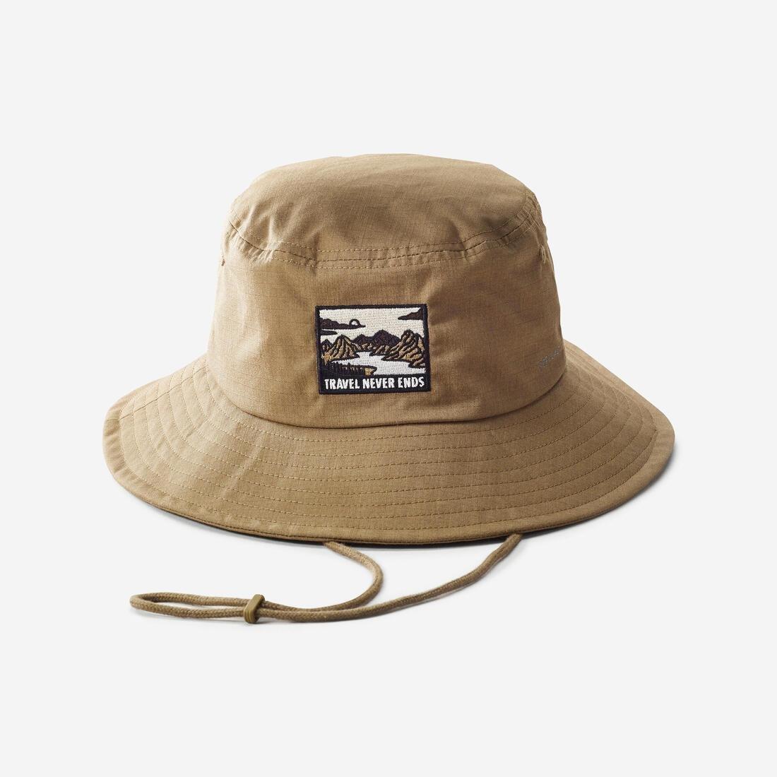 Unisex Anti-Uv Trekking Hat Travel - 100, Navy, , large image number 5