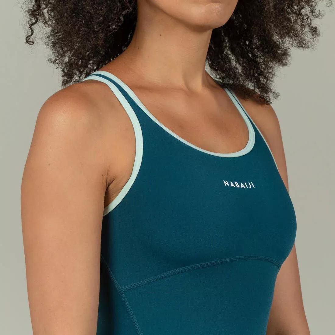 Women Swimsuit - Kamiye Plus 500, Blue, , large image number 6