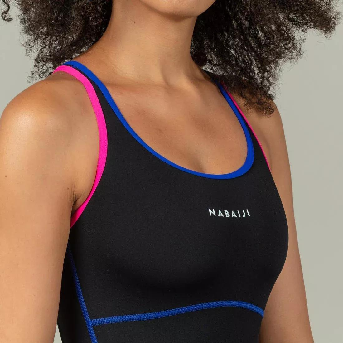 Women Swimsuit - Kamiye Plus 500, Blue, , large image number 12